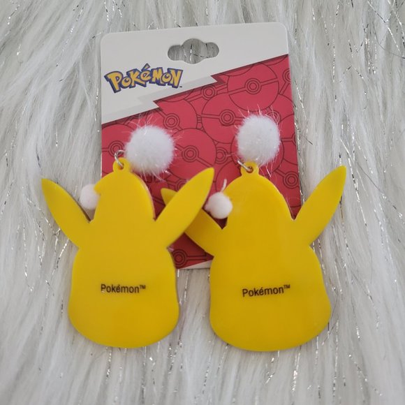 Pokémon Pikachu Santa Earrings - Picture 4 of 6